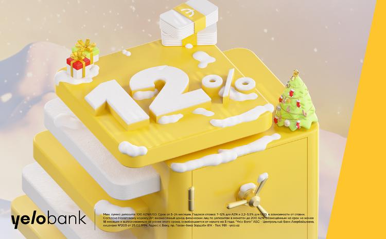 Earn a brighter 12% return on your deposit with Yelo Bank! 