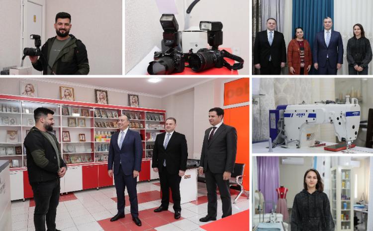 Oğuzda özünüməşğulluq proqramı çərçivəsində qurulmuş təsərrüfatlara baxış olub 