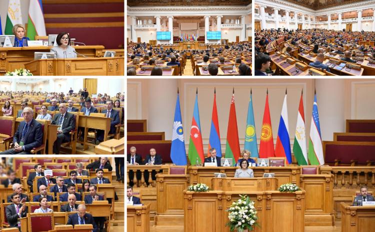 Sahiba Gafarova Takes the Floor at 57th Plenum of CIS Member States’ Inter-Parliamentary Assembly 