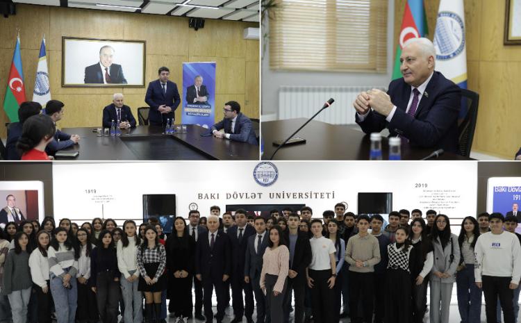 Очередным гостем проекта «Лекции Гейдара Алиева» БГУ стал депутат Хикмет Бабаоглу 