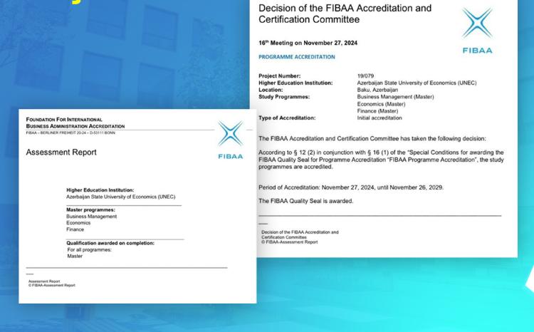 UNEC Programs Receive FIBAA Accreditation 