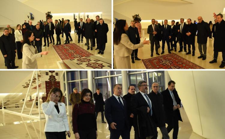 Beynəlxalq parlament konfransının iştirakçıları Heydər Əliyev Mərkəzi ilə tanış olublar 