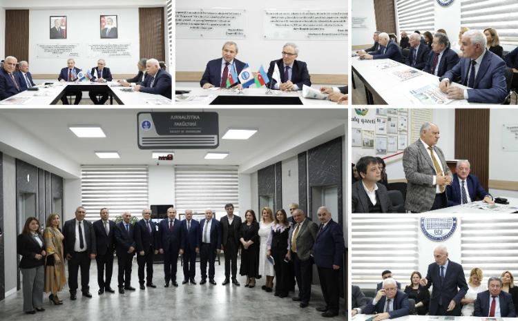 В БГУ открылась «Комната дебатов» газеты «Xalq qəzeti» 