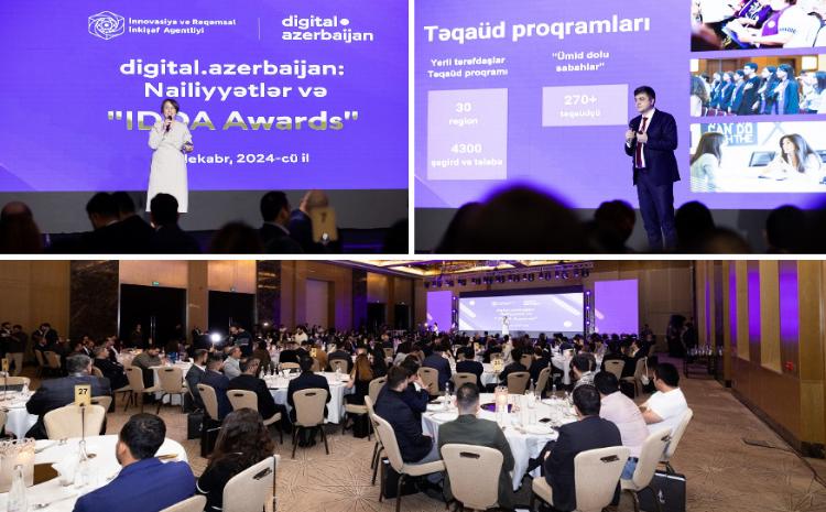 İRİA ilin hesabat tədbirində innovasiya ekosisteminin fəal oyunçularını mükafatlandırıb 