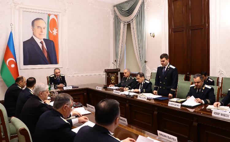 Baş Prokurorluqda Kollegiya iclası keçirilib 