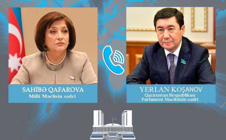 Спикеры парламентов Азербайджана и Казахстана провели телефонный разговор 