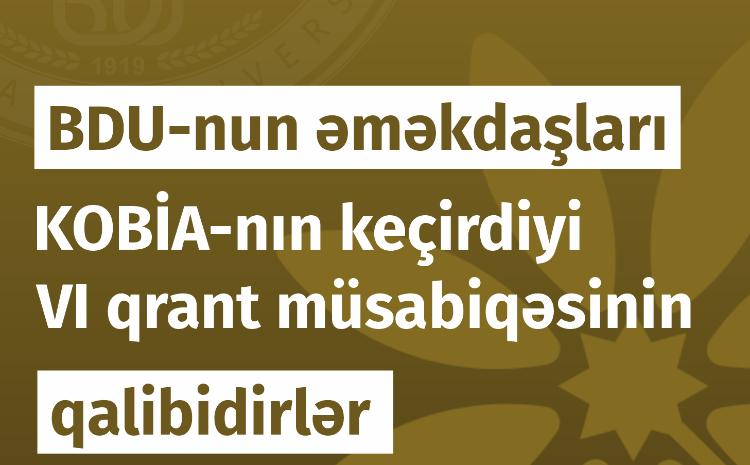 Сотрудники БГУ - победители конкурса KOBİA 