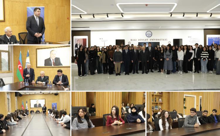 В БГУ прошла встреча с председателем Союза тюркских старейшин Судеифом Имамвердиевым 