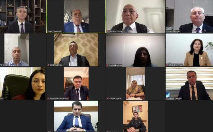 Milli Məclisin İnsan hüquqları komitəsinin videokonfrans formatında iclası keçirilib 