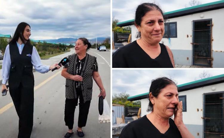 Ağalıda bir gün: kənd sakini gözyaşlarına hakim ola bilmədi - DUYĞU DOLU ANLAR