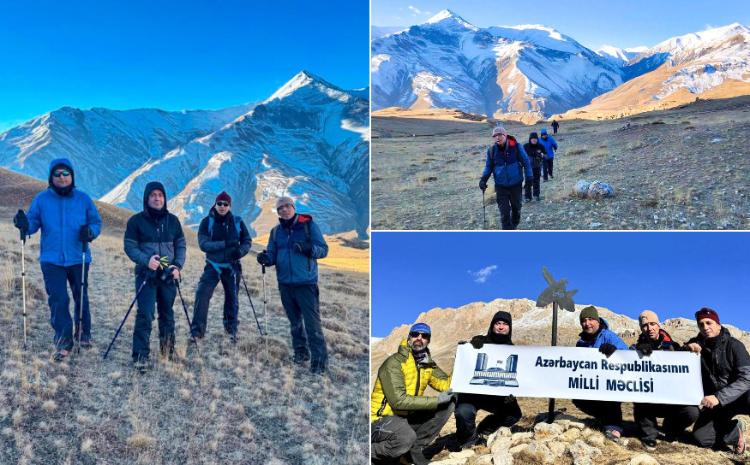 Milli Məclisin deputatları və parlament Aparatının əməkdaşları “Xarıbülbül zirvəsi”nə yürüş ediblər 