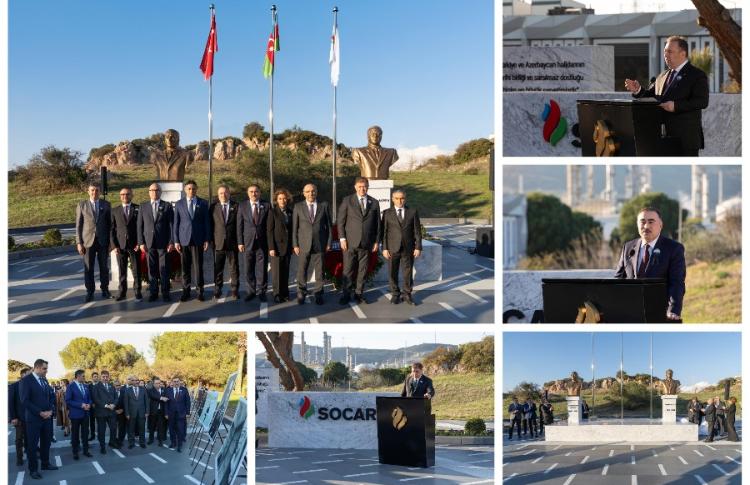 SOCAR Türkiyə Ulu Öndər Heydər Əliyevin xatirəsini İzmir Aliağada yad edib 