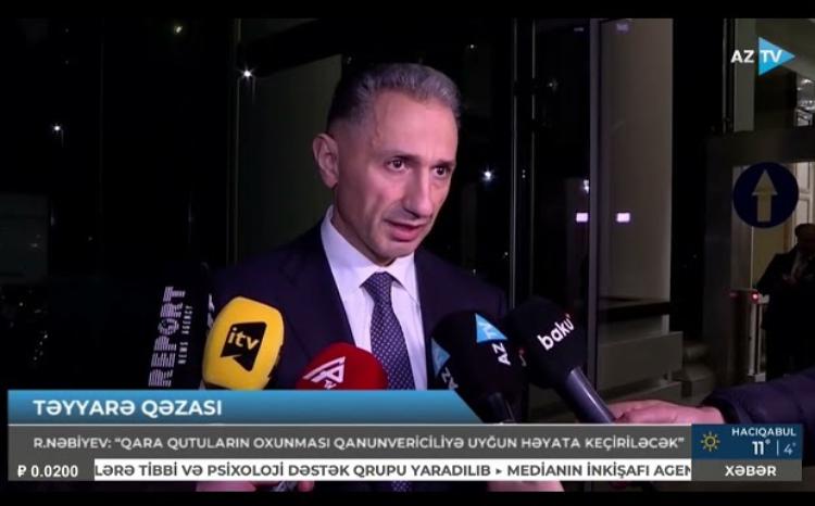 Nazirdən "QARA QUTU" AÇIQLAMASI: Qəzanın sirrini açacaq məlumatlar - VİDEO