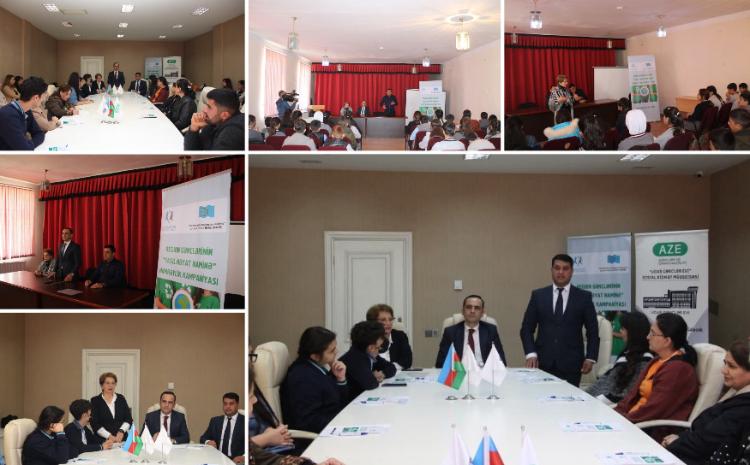DANİB Hacıqabul və Ucarda ekosistemlə bağlı seminarlar keçirib 