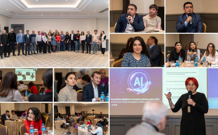 Azercell jurnalistlər üçün “Media Texnologiyaları: yeniliklər və trendlər” adlı təlim təşkil etdi 