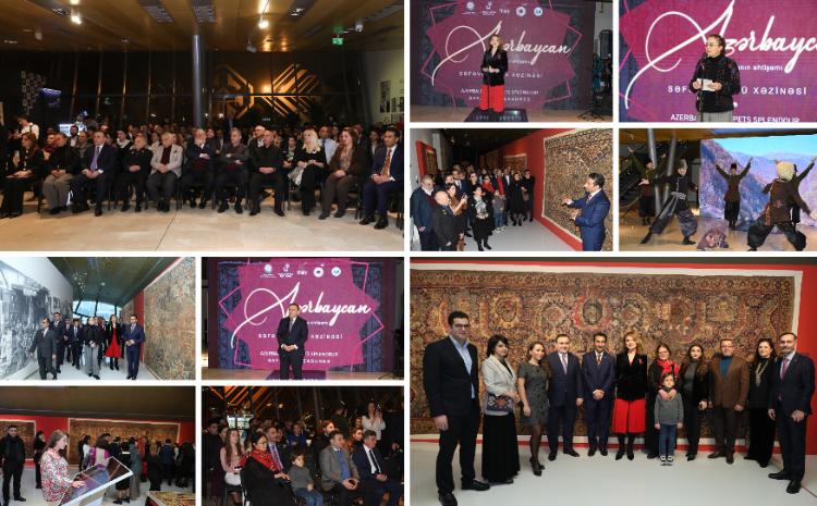 В Азербайджанском национальном музее ковра открылась выставка «Великолепие азербайджанского ковра. Сокровищница периода Сефевидов» 