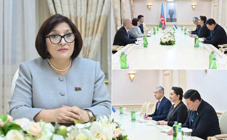 Спикер Милли Меджлиса Сагиба Гафарова встретилась со спикером Сената Олий Мажлиса Республики Узбекистан 
