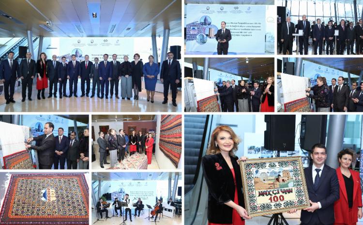 “Naxçıvan Muxtar Respublikası 100” adlı xalçanın təqdimatı keçirilib 