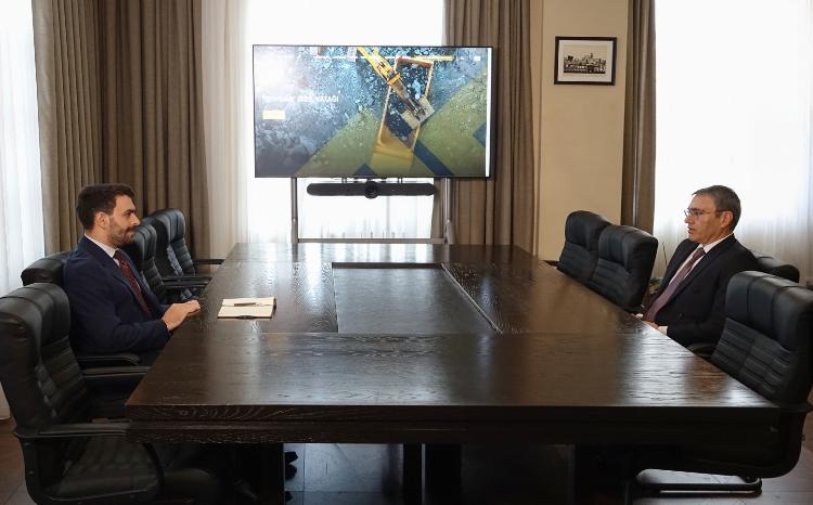 Zakir İbrahimov 3-cü “Yüksəliş” müsabiqəsinin qalibi ilə mentorluq proqramının yekunlarına dair görüş keçirib 