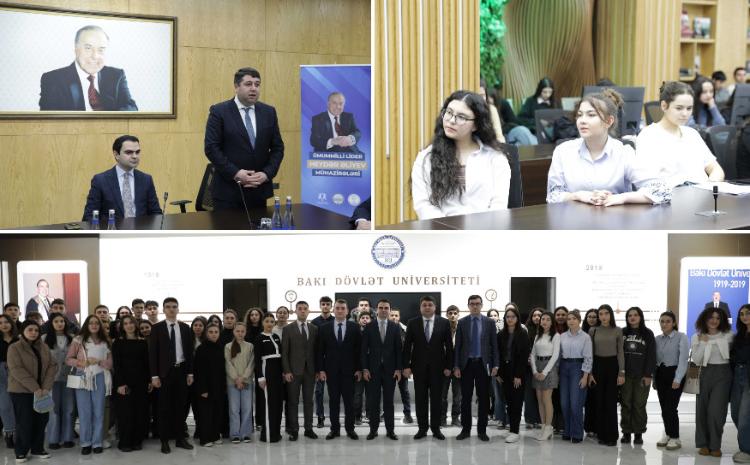 В БГУ прошла очередная встреча в рамках «Лекций общенационального лидера Гейдара Алиева» 