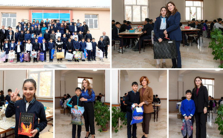 Ordubad internat məktəbi şagirdlərinin diləkləri yerinə yetirilib 