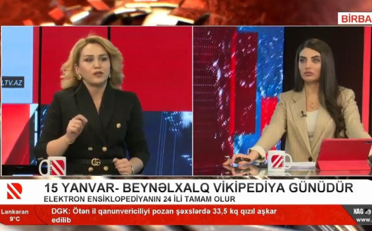 Coğrafiya İnstitutunun əməkdaşı Real TV-yə Vikipediya haqqında müsahibə verib 