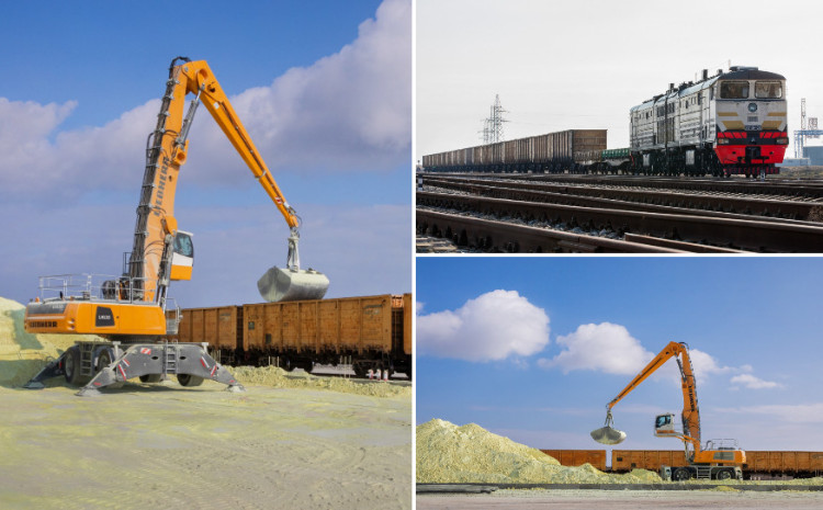 Tarixdə ilk: Zirə limanından dəmir yolu ilə tranzit yüklərin daşınmasına start verildi - VİDEO