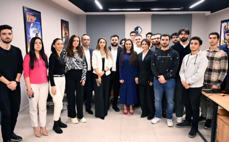 BHOS students present their projects to Leyla Aliyeva 