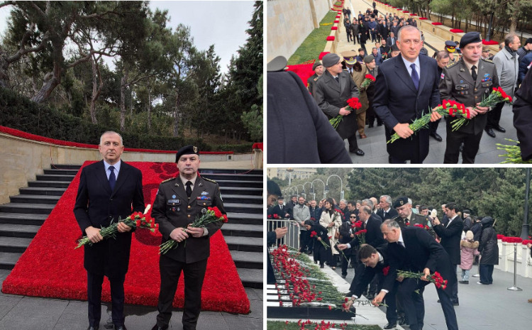 Посол Грузии в Баку посетил Аллею шехидов 