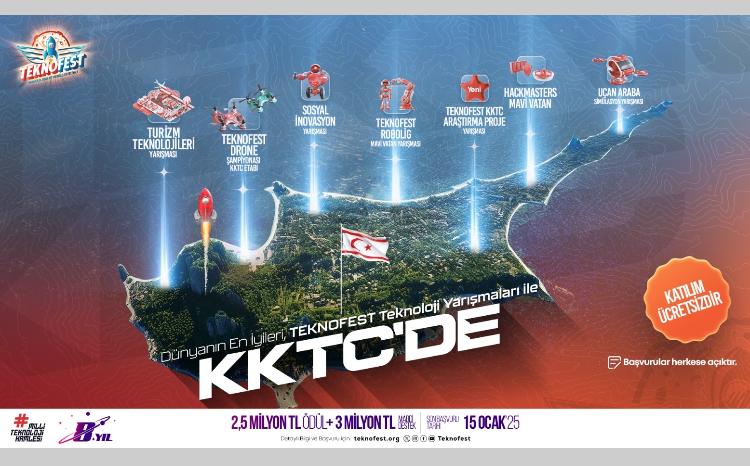 “TEKNOFEST KKTC 2025” texnologiya müsabiqəsinə müraciətlər başladı! 