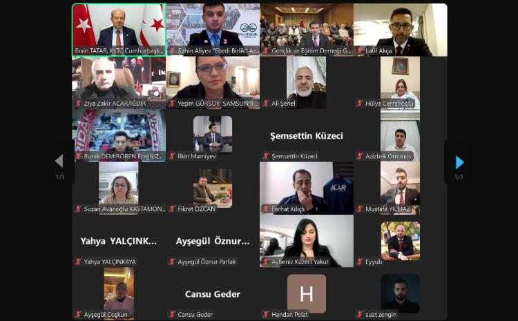"Əbədi Birlik" Gənclər İctimai Birliyinin sədri Şahin Əliyev Prezident Ersin Tatarla görüşdü 