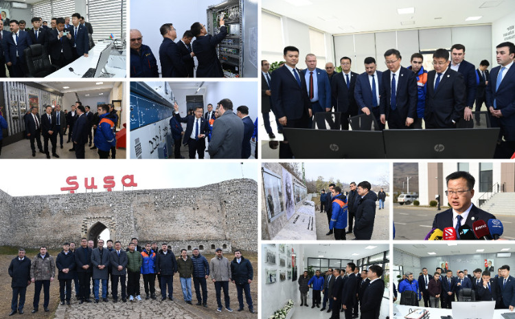 Çinin “Dongfang Electronics Corporation” şirkətinin nümayəndləri “Azərişıq”-ın Qarabağda gördüyü işlərlə tanış olub 