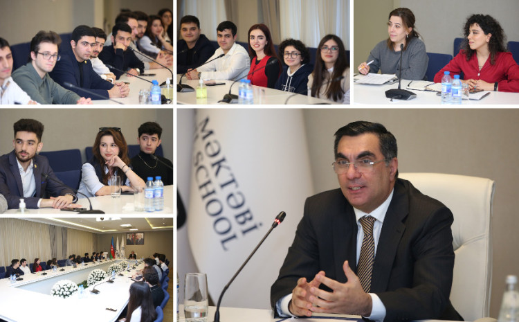 Эльмар Гасымов встретился со студентами, которые будут учиться за рубежом 