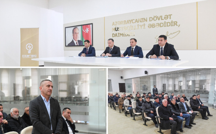 “Azərişıq” ASC Qubada sahibkarlarla görüş keçirib 