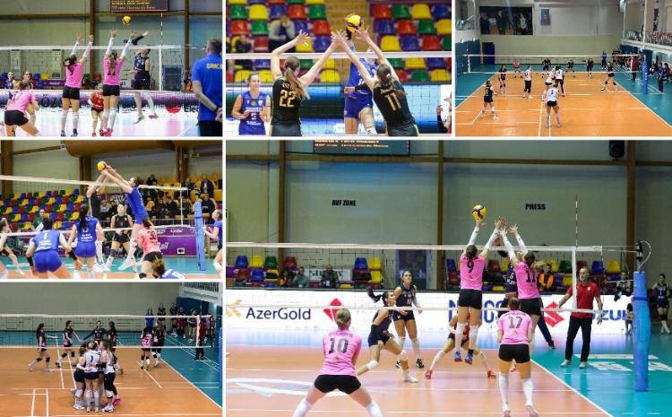 Qadın voleybolçular arasında Yüksək Liqada növbəti turun oyunları keçirilib 