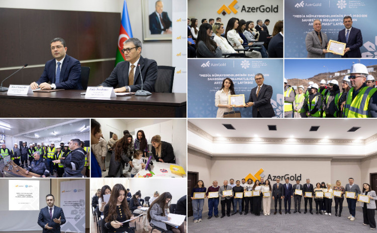 “Media nümayəndələrinin dağ-mədən sahəsində məlumatlılığının artırılması” layihəsində iştirak etmiş jurnalistlərlə görüş keçirilib 