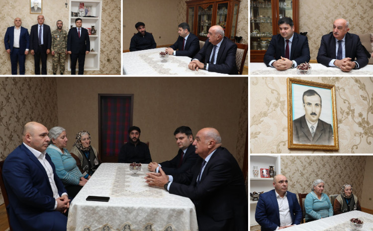 20 Yanvar şəhidinin ailə üzvləri ziyarət olundu 