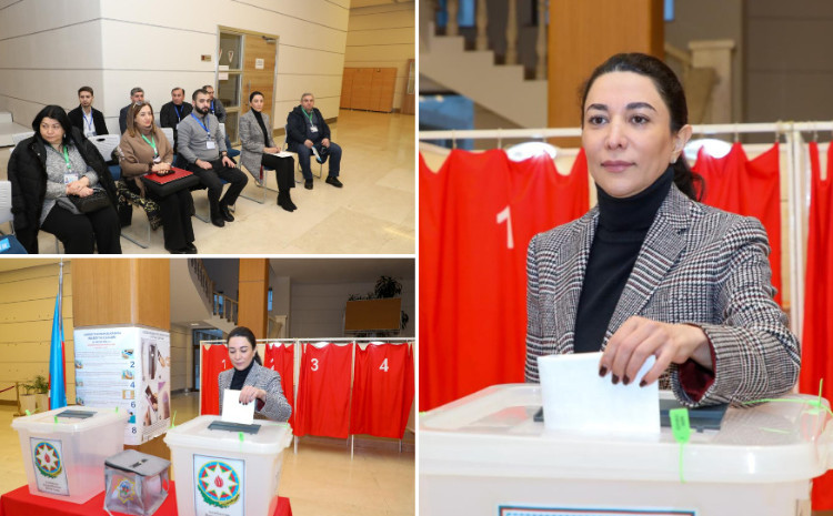 Ombudsman bələdiyyə seçkilərində səsvermə prosesində iştirak edib 
