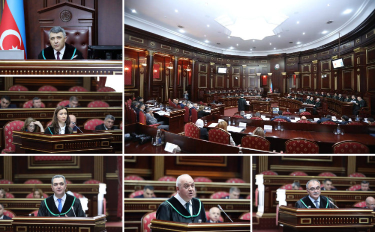 Ali Məhkəmə Plenumunun 2024-cü ilin yekunlarına həsr olunmuş iclası keçirilib 
