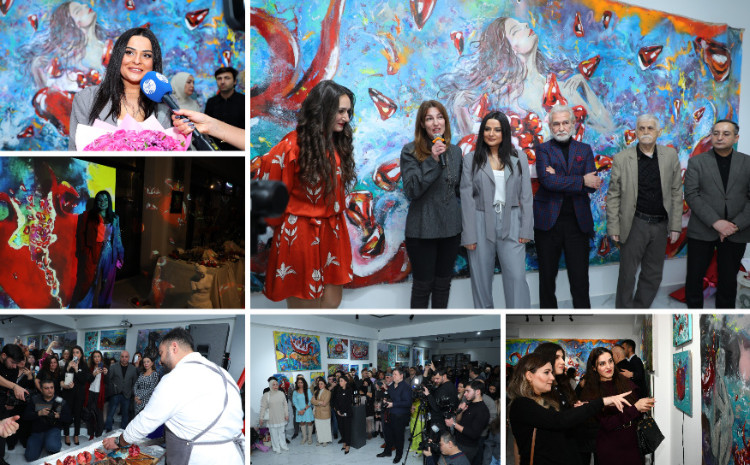 Aydan Məmmədovanın fərdi rəsm sərgisi və "AYDANİ" adlı şəxsi galereyasının açılışı keçirilib - FOTO