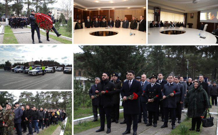 Neftçalada 20 Yanvar şəhidlərin 35-ci il dönümü qeyd olunub 