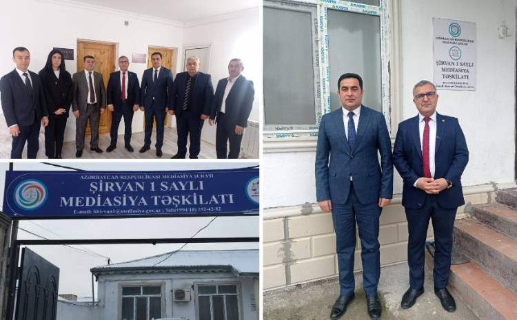 Mediasiya Şurasının rəhbərliyi Şirvan 1 saylı mediasiya təşkilatının fəaliyyəti ilə tanış olub 
