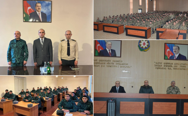 Hərbi hissələrdə Gənclər Günü ilə bağlı birgə tədbirlər keçirilib 