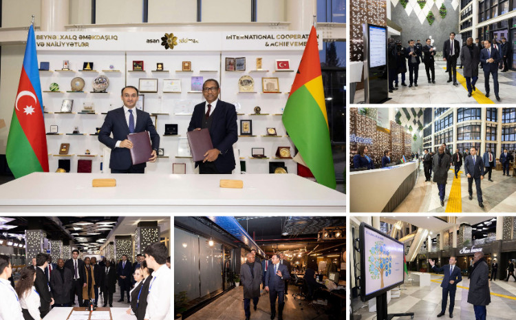 Qvineya-Bisaunun Prezidenti “ASAN xidmət”də 