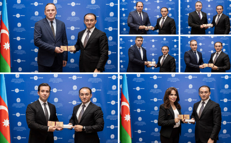 ASAN Xidmət əməkdaşlarına medallar təqdim olunub 