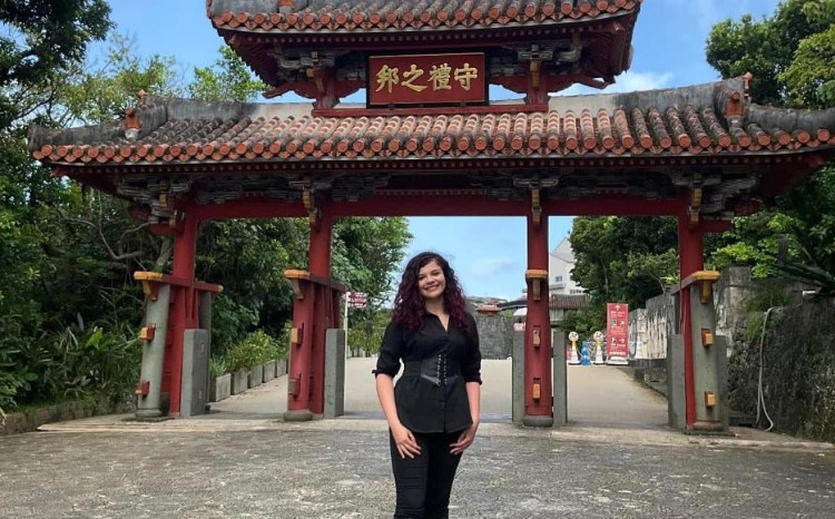 BHOS student successfully completes research internship program in Japan 