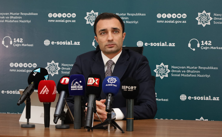 Naxçıvan şəhərində tikintisi davam edən DOST Mərkəzinin bu ilin ilk yarısında açılışı nəzərdə tutulub 