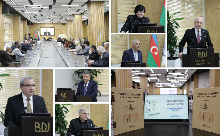 В БГУ прошла презентация книги «Təbriz livasının müfəssəl dəftəri» 