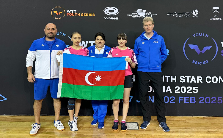 Stolüstü tennisçilər Dohada daha bir  mükafat qazanıblar 