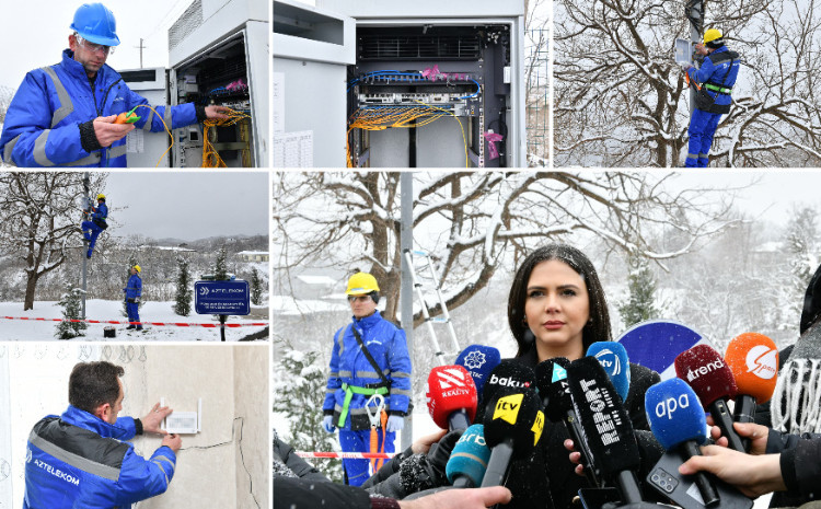 Xocalı rayonunda məskunlaşma olan yaşayış yerləri telekommunikasiya xidmətləri ilə təmin edilib 